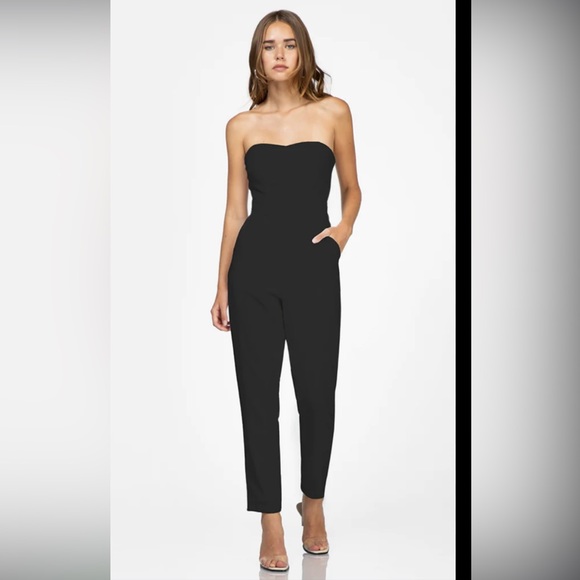 Express Pants - Express Strapless, Thin-Legged Jumpsuit